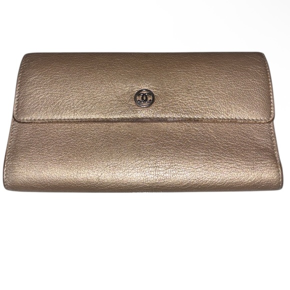 CHANEL Gold Clutch